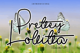Pretty Lolllitta Font