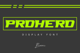 PROHERO Font