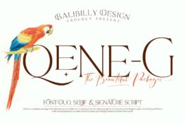 Qene-G Font Family