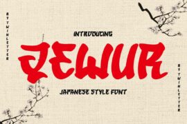 QEWUR Font