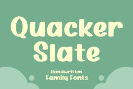 Quacker Slate Font