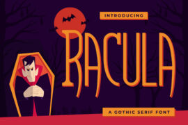 Racula Free Trial Font