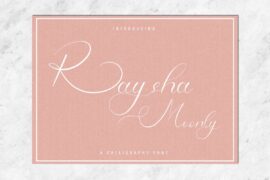 Raysha Moonly Demo Font