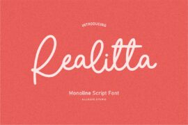 Realitta Demo Version Font