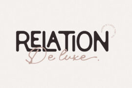 Relation De Luxe DEMO Font