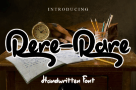 Rere-rare Font