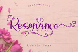 Resonance Love Demo Font