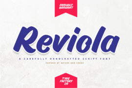 Reviola Script Font