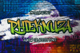 Rhieknuza Font