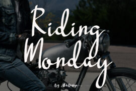 Riding Monday Font