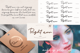Right now Font