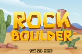 Rock Boulder Font