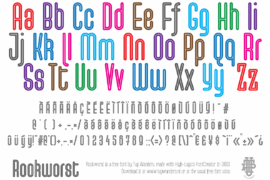 Rookworst Font