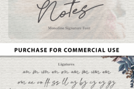 Rosseta Notes – Personal Use Font