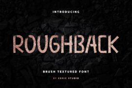 Roughback Demo Font