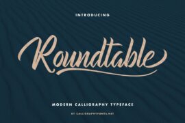 Roundtable Demo Font