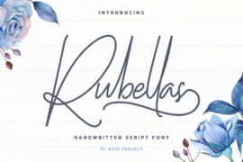 Rubellas Demo Font