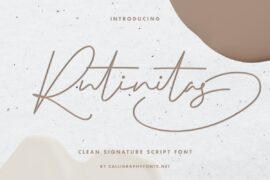 Rutinitas Demo Font