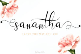sanantha Font Family