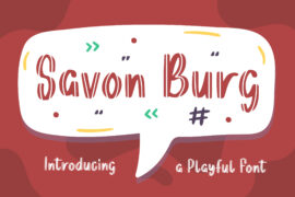 Savon Burg Free Trial Font