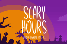 Scary Hours Font