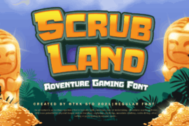 SCRUBLAND Font