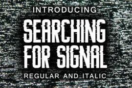 Searching For Signal Font Family