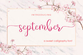 september Font