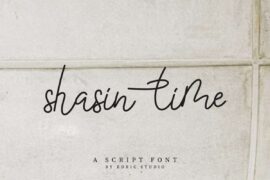 Shasine Time Demo Font