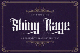 Shiny kage Font