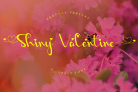 Shiny Valentine – Personal Use Font