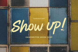 Show Up! Free Trial Font