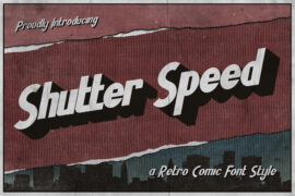 Shutter Speed Free Trial Font