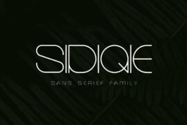 SIDIQIE Font