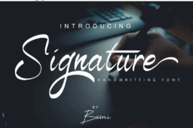 Signature Font