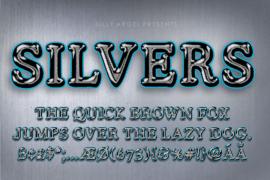 SILVERS PERSONAL USE Font Family