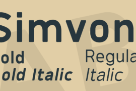 Simvoni Font Family