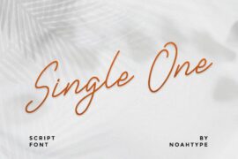 Single One Demo Font