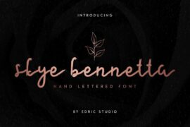 Skye Bennetta Demo Font