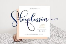 Sleeplesson Font Family
