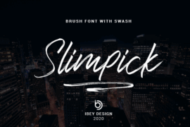 Slimpick Font