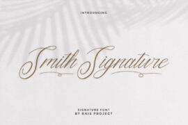 Smith Signature Demo Font