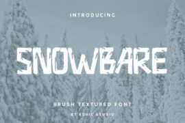 Snowbare Demo Font