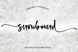snowbound – Personal Use Font