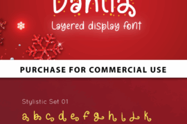 Snowy Dahlia Font