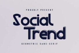Social Trend Demo Font Family