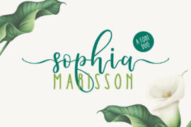 SophiaMarissonPersonalUseOnly Font