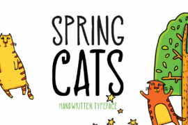 Spring Cats Font