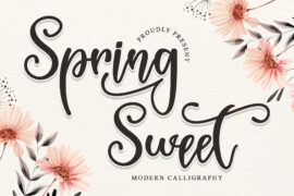 Spring Sweet – Personal Use Font