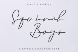 Squirel Boys Demo Font